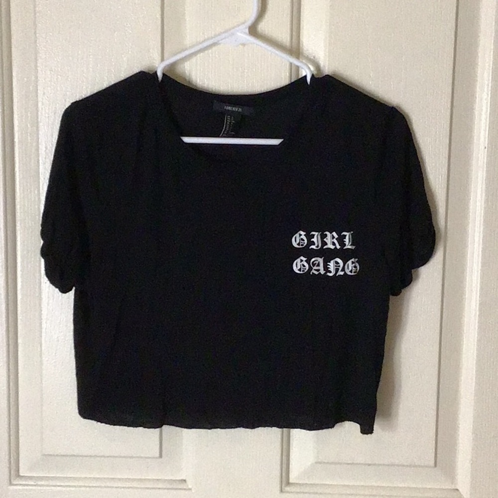 Black crop top ❗️FINAL SALE❗️